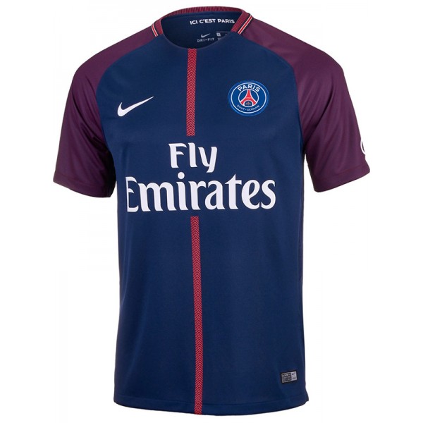 Paris saint germain maglia storica da casa prima maglia da calcio per abbigliamento sportivo da uomo divisa da calcio 2017-2018